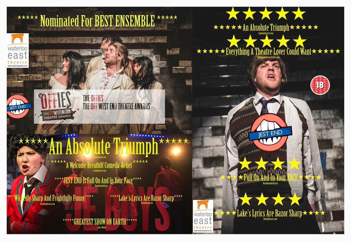 ONLY 4 Shows Left to catch ★★★★★ AWARD NOMINATED Jesters <a href="/Jest_End/">JEST END⭐️⭐️⭐️⭐️⭐️</a> <a href="/WaterlooEast/">WaterlooEast Theatre 💙 🏴󠁧󠁢󠁷󠁬󠁳󠁿</a> BOOK NOW ENDS DEC 18 tinyurl.com/nnad9qh
