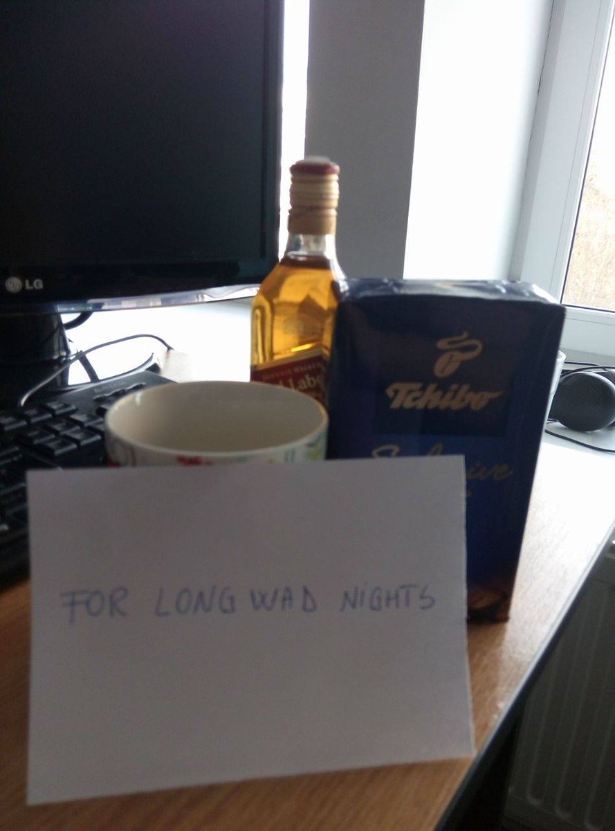wad16_iolteanu's tweet photo. Secret Santa really knows what's up. WAD got waaaay more interesting! #SecretSanta #thxalot #wadIsNotPleasure https://t.co/CRpQbw1aWr