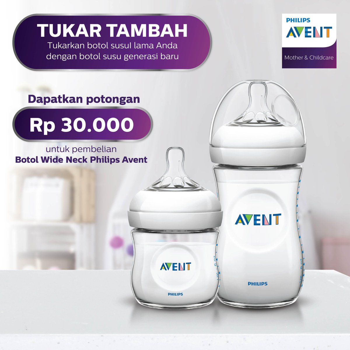etyabdoel's tweet photo. Ibuk-ibuk, ada promo Tukar Tambah Philips Avent, nih.Yuk, tukarkan botol lama,merek apapun dg botol Avent yg baru
#aventtradein #philipsid https://t.co/gm7unR91I4