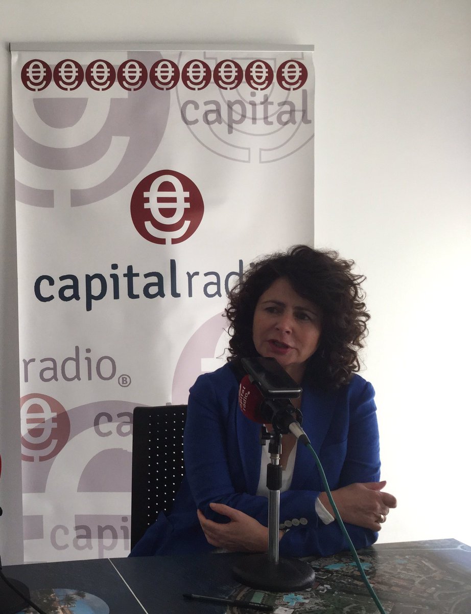 bungalow103's tweet photo. La secretaria de estado de Turismo también ha pasado por los micrófonos de  @CAPITALRADIOB en #bungalow103. Desde el #FitMaspalomas. https://t.co/2qi9wsqISN
