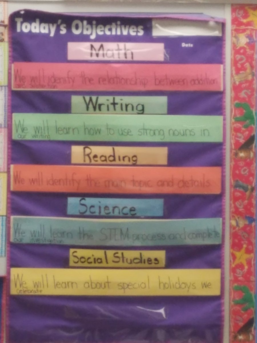 MsWeaver_AP's tweet photo. Expectations posted...simply and clearly. @Bryant_Elem #GalloptoGreatness https://t.co/VgTdkcMe6i