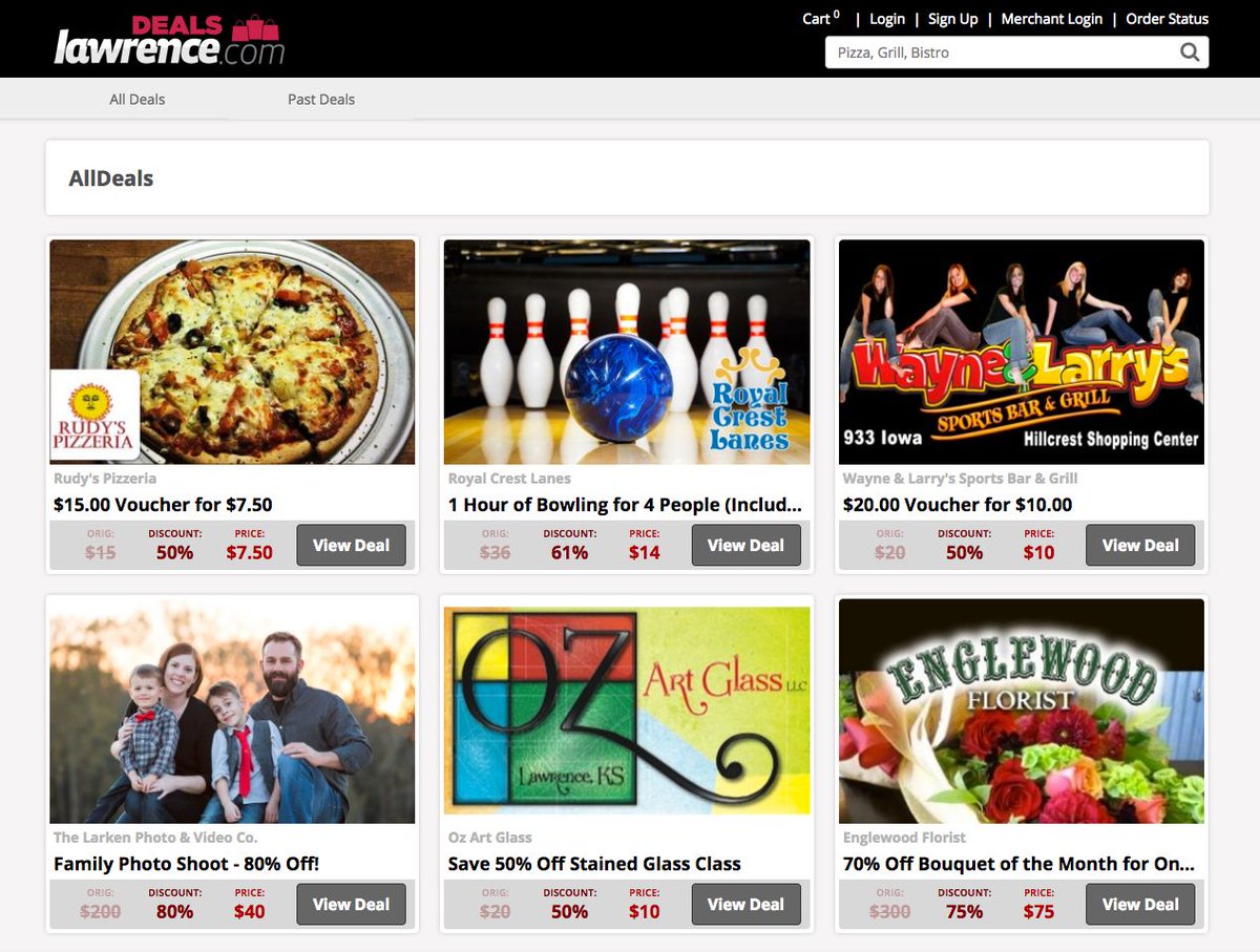 The Deals store is handing out huge discounts this holiday season! deals.lawrence.com