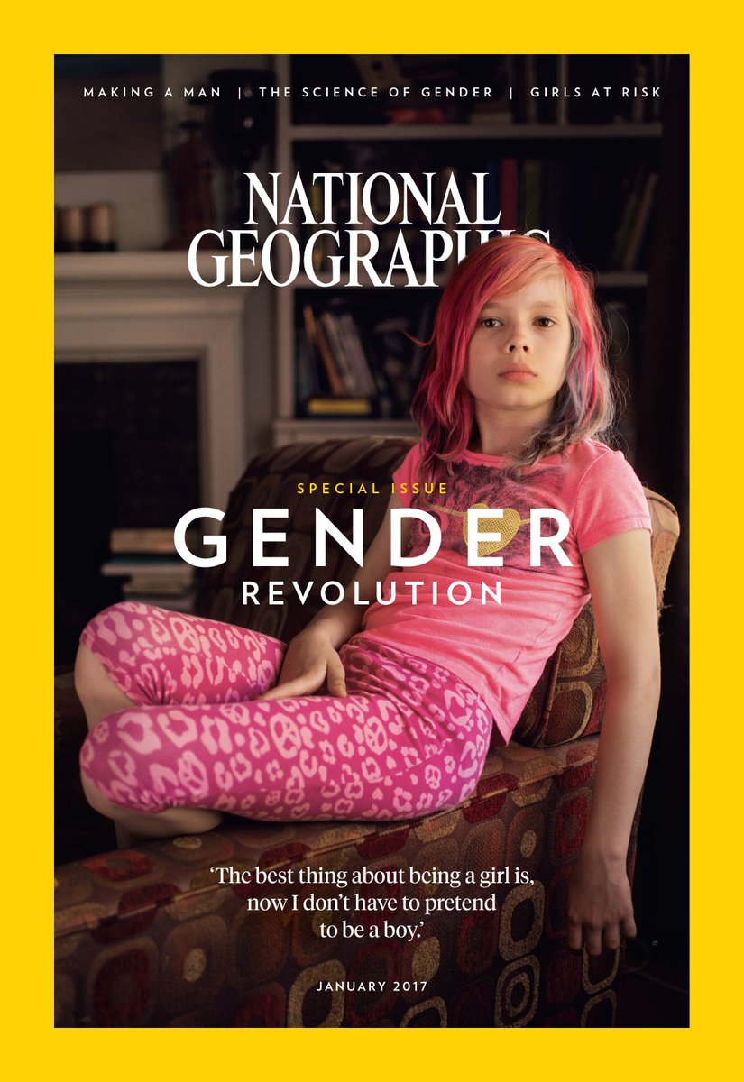 susanbgoldberg's tweet photo. So proud of our @NatGeo Jan issue, 100% devoted to exploring gender. We're grateful to all who let us into their lives. #GenderRevolution https://t.co/jJq9HWFTSc
