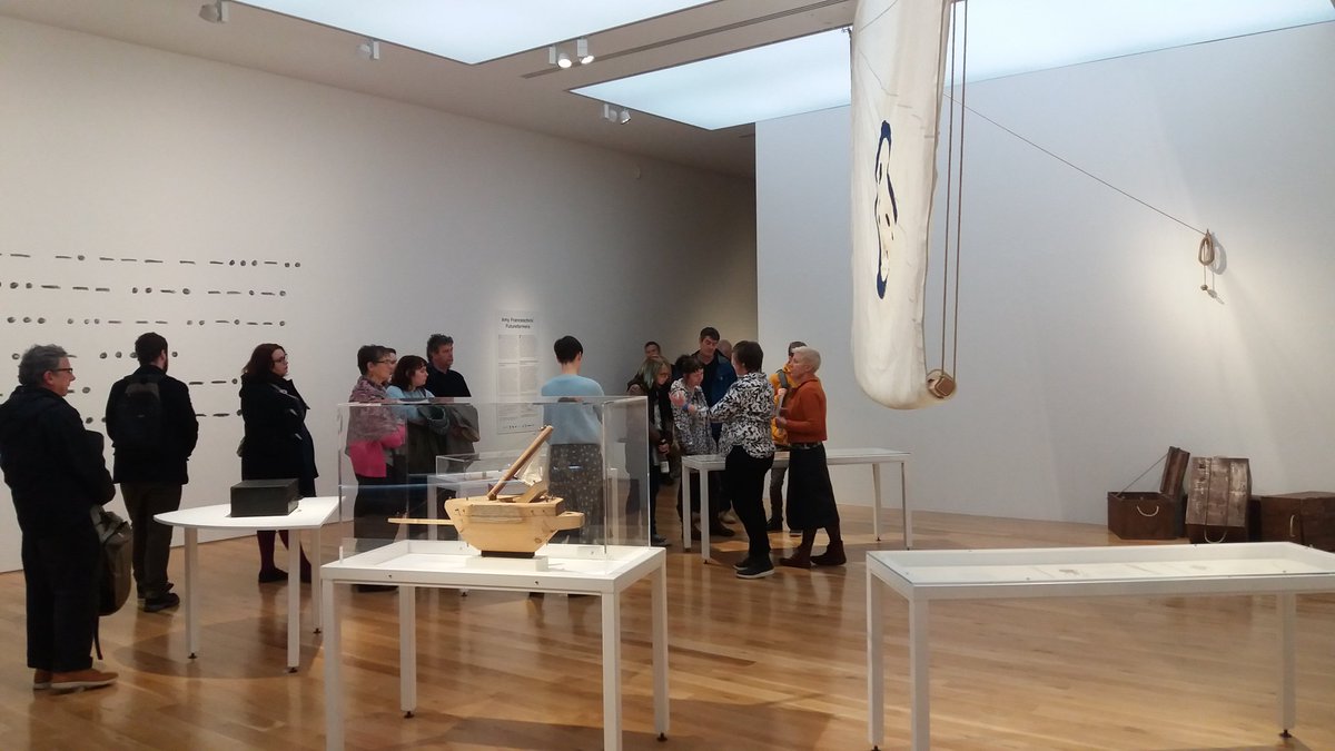 ArtesMundi's tweet photo. Thank you @davisandjones for a lovely tour of #ArtesMundi7 https://t.co/5fyirzZFqM