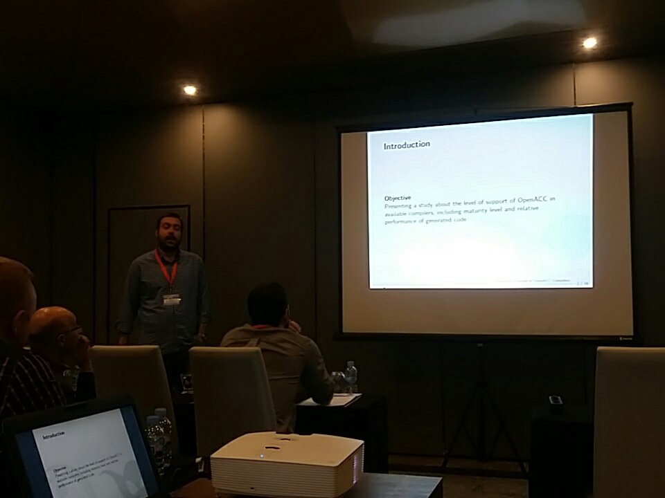 tapems2016's tweet photo. Daniel Barba on a Comparative Analysis of OpenACC Compilers https://t.co/PG3cojljW0