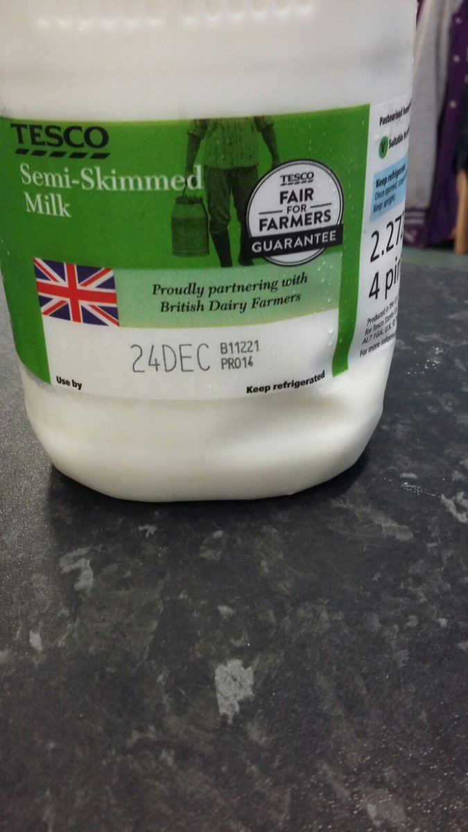 NKC_Newborough's tweet photo. #christmascountdown  (10 days) even the milk knows its just around the corner! https://t.co/4UtTBJPd7S