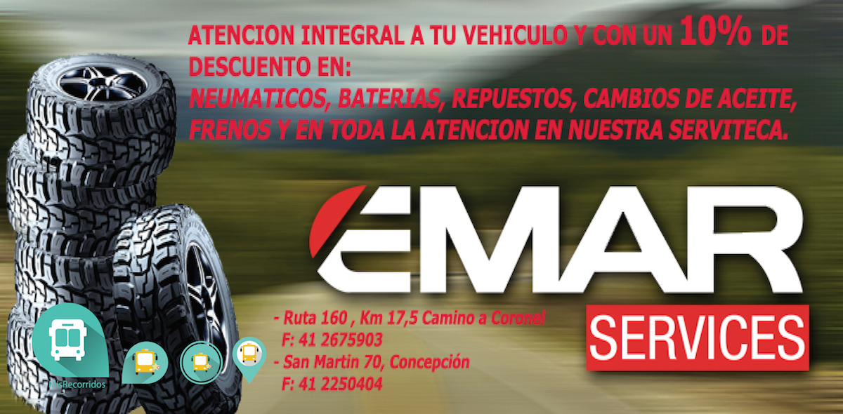 MisRecorridos's tweet photo. Presentamos a nuestra comunidad de Transportistas Escolares en Chile!! Nuevos convenios para todos uds!!! Serviteca EMAR https://t.co/sXCRSPeEHa
