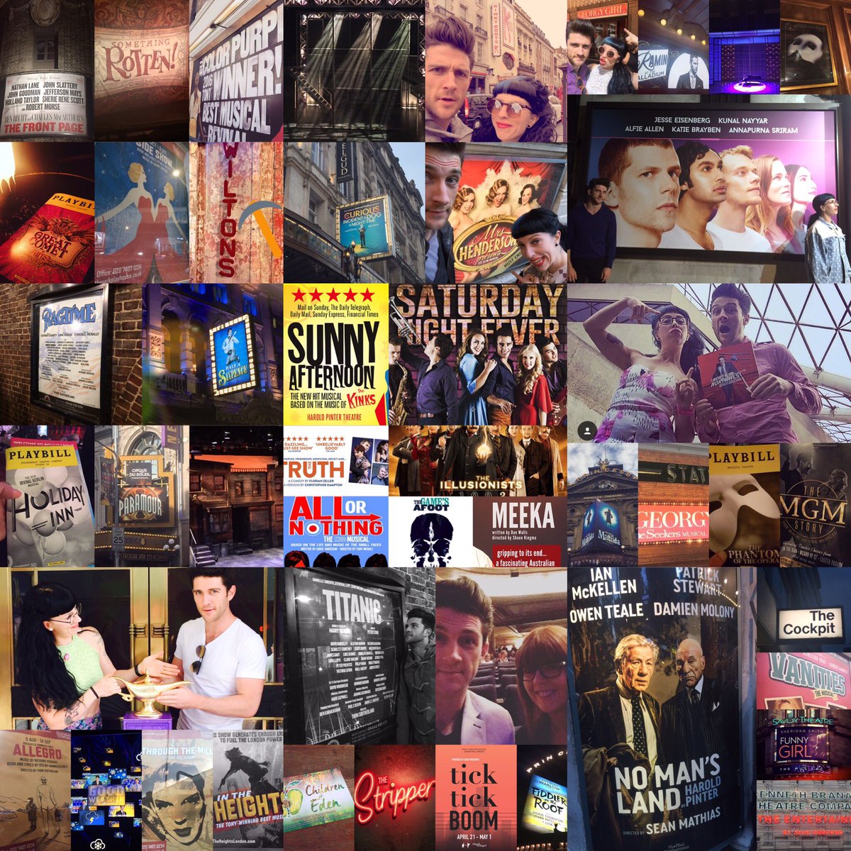 MrRobbieSmith's tweet photo. 50 shows. 3 continents. 2016's theatrical adventures! 
#2016intheatre #2016theatre #theatrereview https://t.co/fH9bZdAWSz
