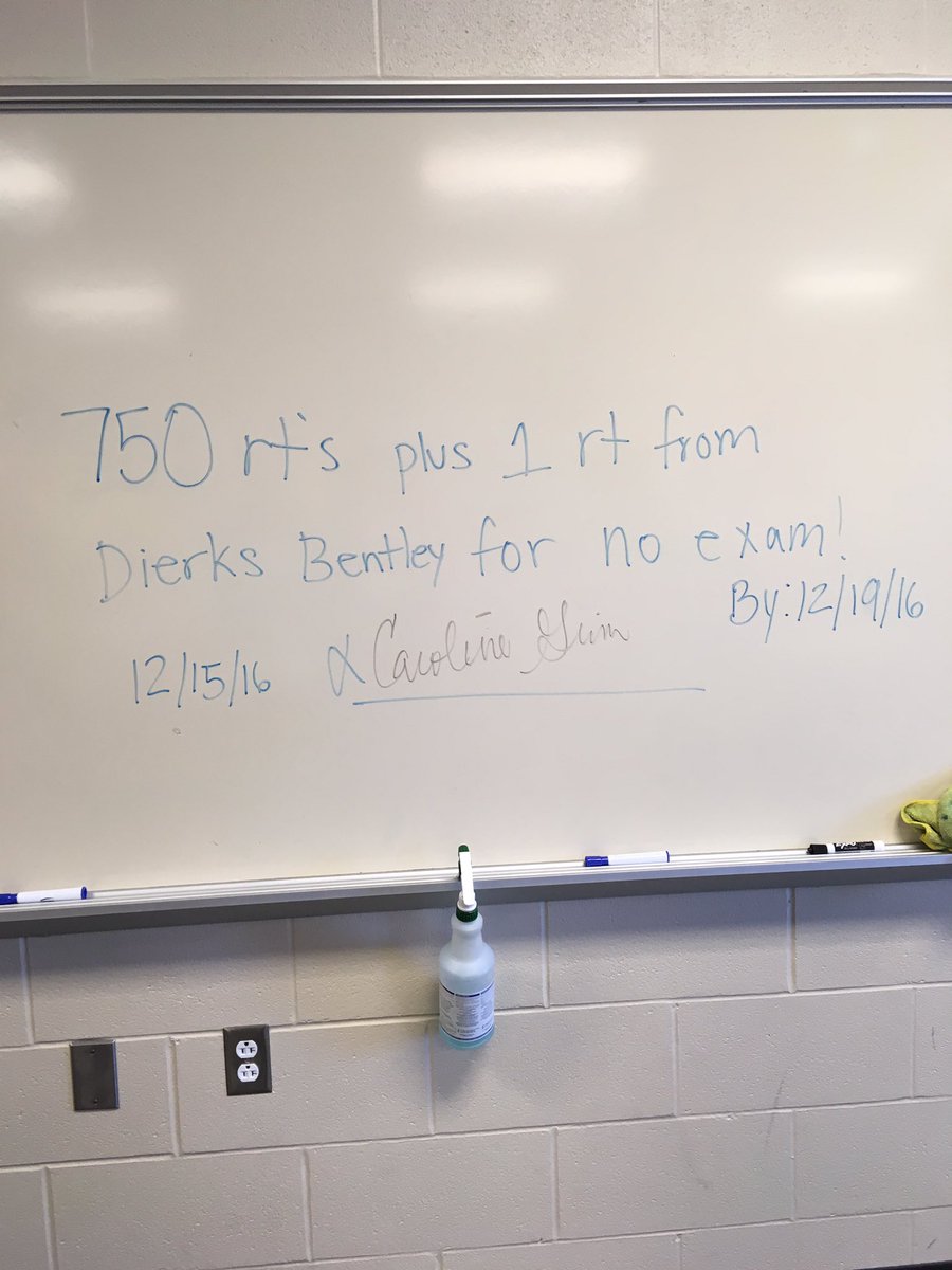 GWenzinger's tweet image. ATTENTION: Everyone PLEASE rt to help out 2nd period algebra 2, only 750 RTs!!!! @DierksBentley @DierksBentley @DierksBentley @DierksBentley