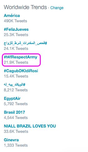kpoptweettrend's tweet photo. [TRENDING] #t4fRespectArmy • To know what the hashtag means please click on the picture down below. Explanation by @iasmynduarte. https://t.co/EixhO4x9nH