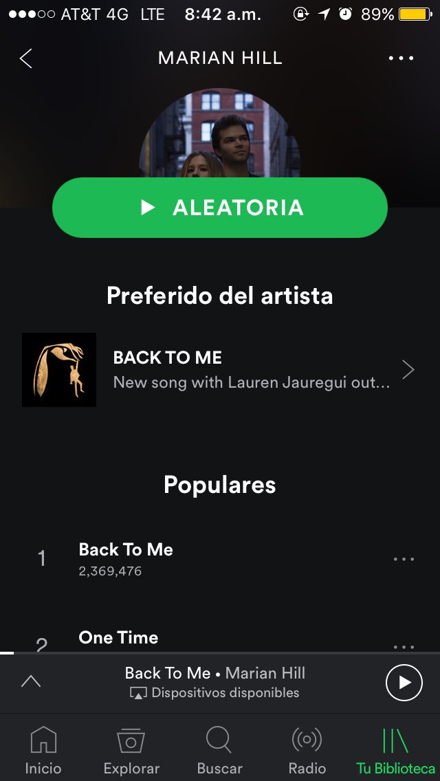 imboss_A's tweet photo. I wake up and I see this! Wow!!! the best song in the world! @MarianHillMusic @LaurenJauregui #PromoteBackToMe #BackToMeStreamingParty https://t.co/9sMplABm9x