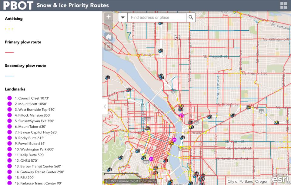 Crews have been working nonstop overnight. View our interactive map of snow &amp; anti-icing routes: bit.ly/pdxsnowice #PDXtraffic #pdxtst