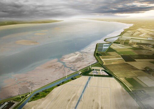 Hier, in de bocht van Watum, wordt in 2017 een eiland gemaakt voor noordse sterns, visdieven en andere wadvogels #mooi #Eems #waddenzee