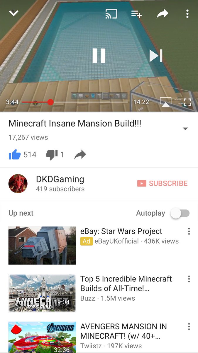 HecticGaming14's tweet photo. Come check out this insane mansion build by @DKDGaming https://t.co/dOMrIXeVp2 #Gamer #Mansion #Youtube #Watch #Subscribe #Follow #Like https://t.co/AlQAnkojGP