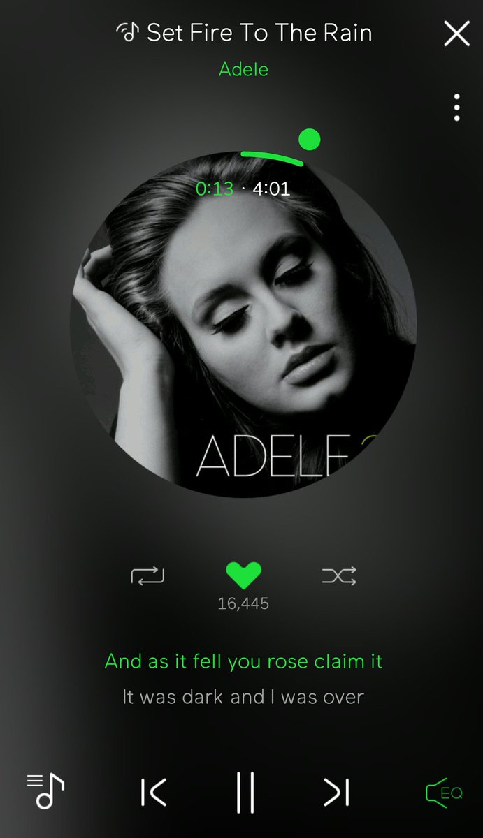 애기덜~♡ 제가 넘나 좋아하는 
아티스트!!! Adele의
Set Fire To The Rain 이라는 곡이예요~ㅎㅎ 
이노래를 들으면 노래가 좋다보다는 
멋있다 라는 생각이 드네요~ㅎㅎ 
#찐디 #아스트로 #아델 #울애기덜 #들어봐용 #사룽해 ㅎㅎ