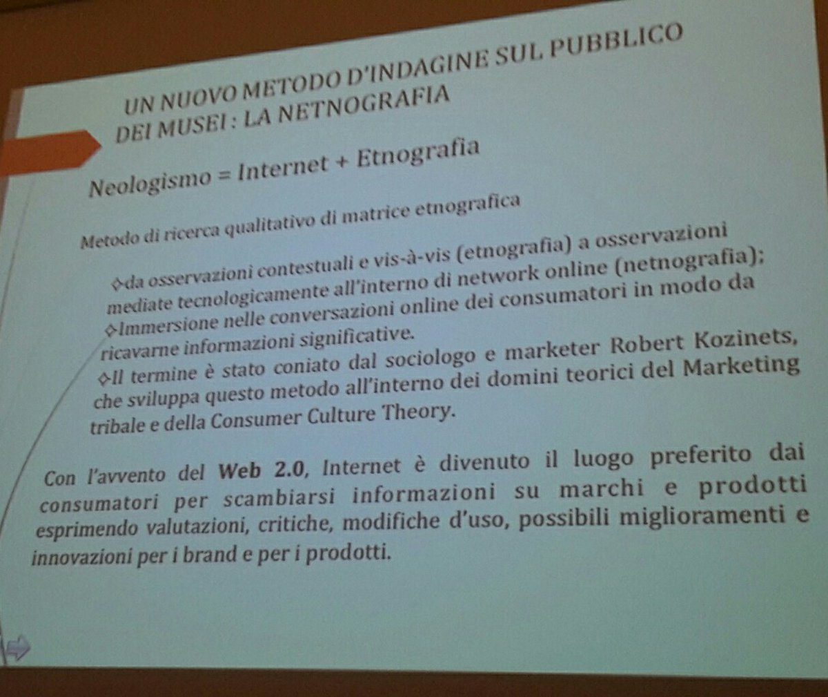 MVirtualeTevere's tweet photo. Netnografia: osservo il comportamento dell'utente in rete per compiere un'indagine qualitativa #MuViVaTeEdu C.Stefania Università Tuscia https://t.co/1me8KZpui4