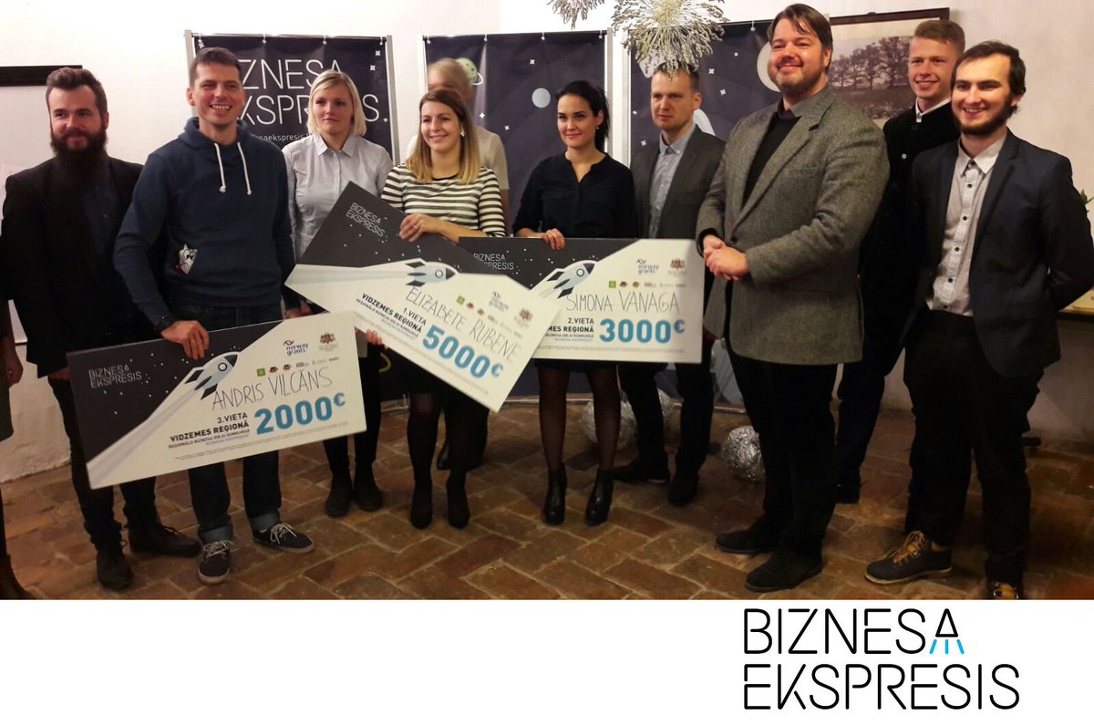 Dodies uz bit.ly/2hJUkM2 un noskaidro "Biznesa ekspresis" Vidzemes  plānošanas reģiona uzvarētājus! #biznesaekspresis