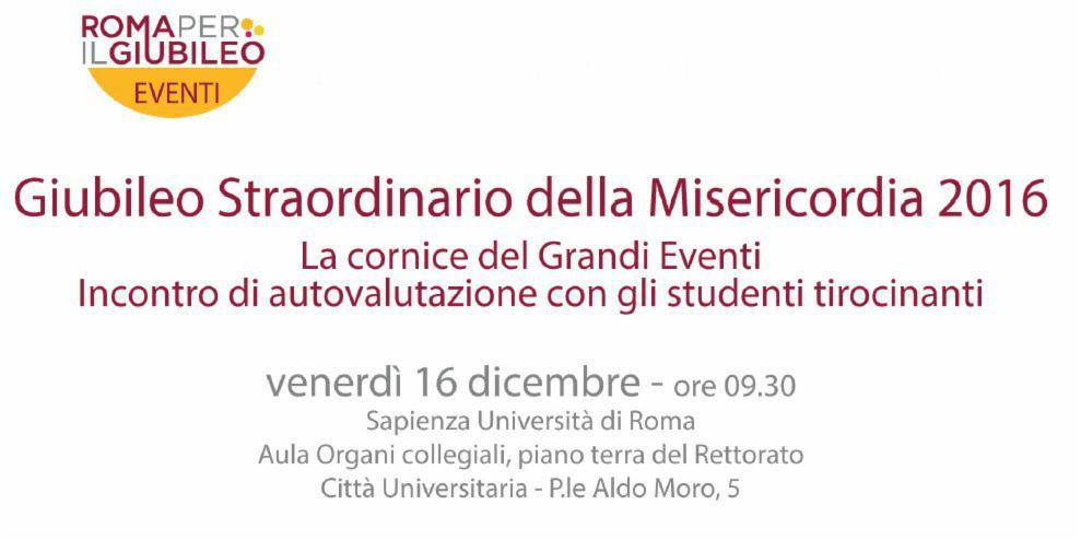 Roma per il Giubileo (@romaxilgiubileo) on Twitter photo Appuntamento domani alle 9.30 alla <a href="/SapienzaRoma/">Sapienza Università di Roma</a> per l'ultimo seminario di autovalutazione sul #Giubileo.
romaperilgiubileo.gov.it/cms/it/dettagl… Appuntamento domani alle 9.30 alla <a href="/SapienzaRoma/">Sapienza Università di Roma</a> per l'ultimo seminario di autovalutazione sul #Giubileo.
romaperilgiubileo.gov.it/cms/it/dettagl…