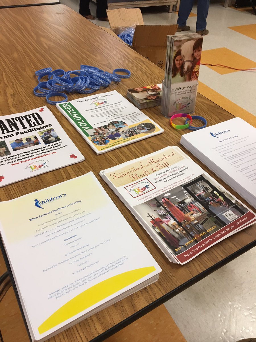 Presentations with Tomorrow's Rainbow to our students! Thank you to all who came out!