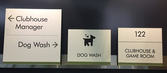 Seesawsigntools's tweet image. Stowe #sign family, with 4 standard accent stripes, or your custom pattern | seesawsigntools.com/stowe  #wayfinding