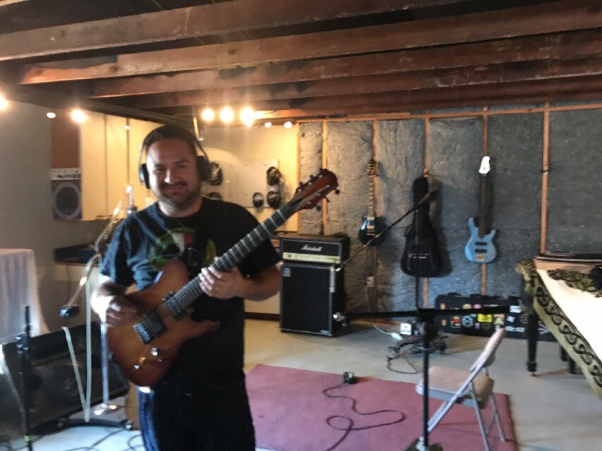 krstudiosd's tweet image. The one and only Adam Baez tracking guitar.