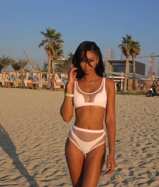 Agent Provocateur on X: Spotted: Beach beauty Chanel Iman sizzles in our  playful Shannon bikini  #AgentProvocateur   / X