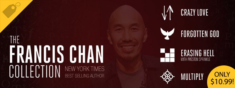 David_C_Cook's tweet photo. #FrancisChan 4-in-1 #ebook #sale! @crazylove#ForgottenGod #ErasingHell @GoMultiply ALL FOR $10.99! https://t.co/xcKWvJ2D2Z https://t.co/q7NV8mmbpq