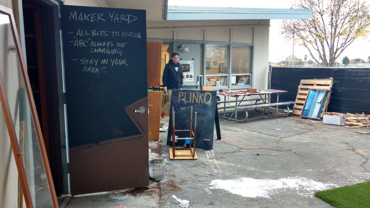 jweisgrau's tweet image. Maker Yard! @LPSRoyal #makered #learningstudios