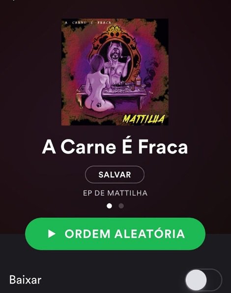 mattilha's tweet photo. SAIU! O novo EP da Mattilha,'A Carne é Fraca',está disponível no @Spotify > https://t.co/rwbsfTTTpG |#ForzaMattilha https://t.co/712OlUBMQs