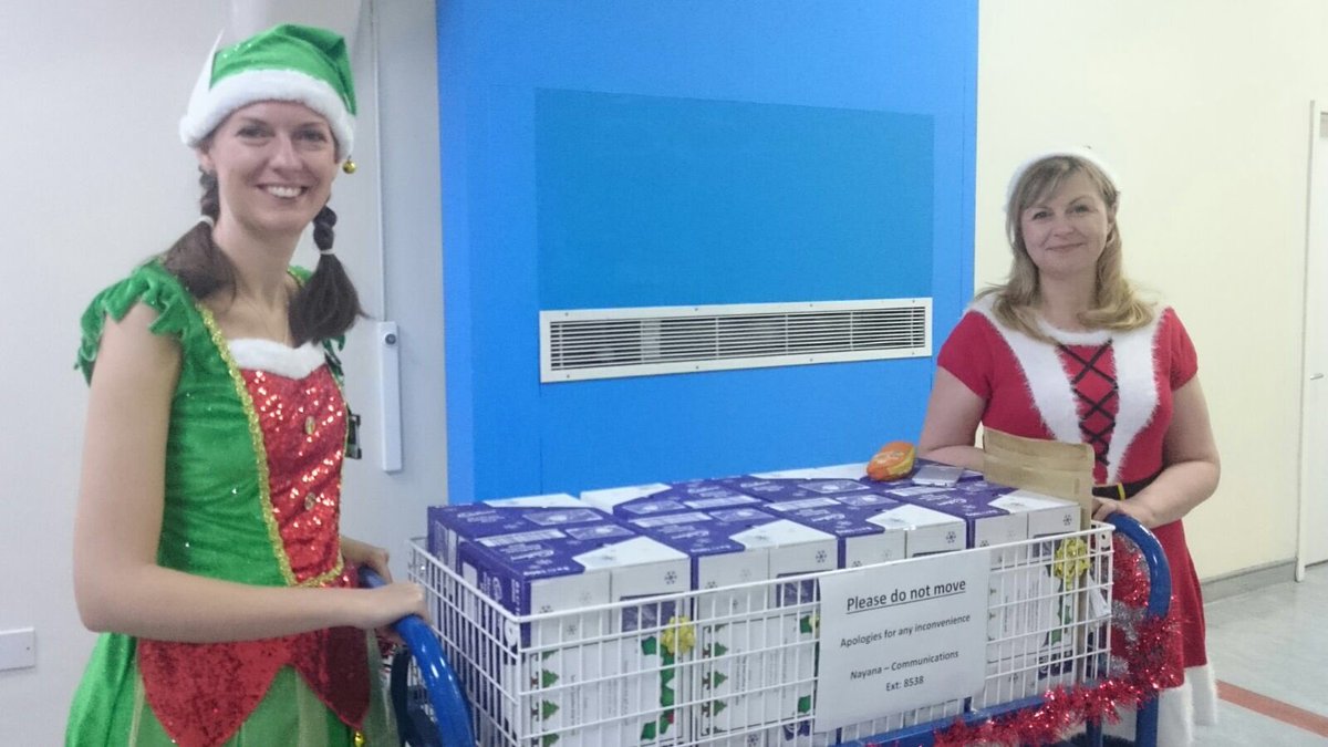 Bham Children's Hosp π (@bham_childrens) on Twitter photo @BWCHBoss and <a href="/BCHMatron/">Michelle McLoughlin</a> have been out today, delivering gifts to our wonderful staff members! #BCHXmas @BWCHBoss and <a href="/BCHMatron/">Michelle McLoughlin</a> have been out today, delivering gifts to our wonderful staff members! #BCHXmas