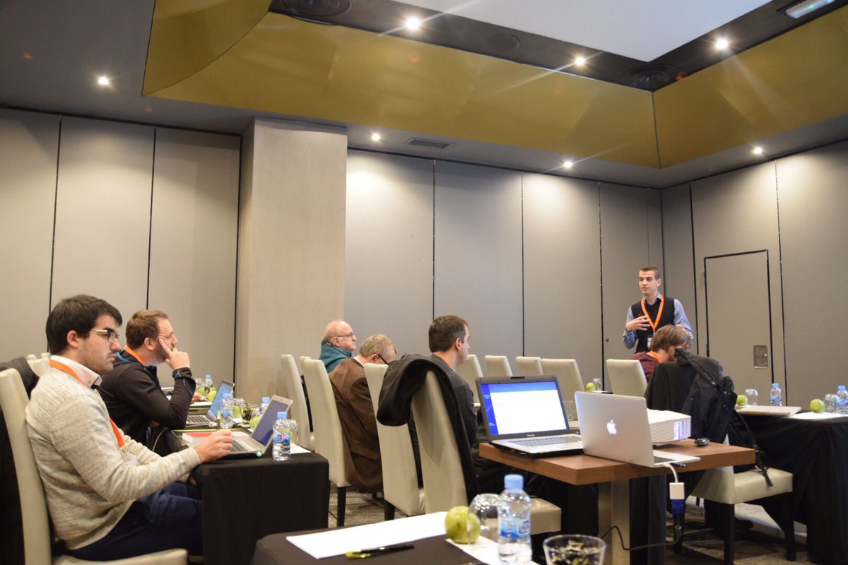 ica3pp2016's tweet photo. Germán Ceballos on Formalizing Data Locality in Task Parallel Applications @tapems2016 #ica3pp2016 #iucc2016 #css2016 https://t.co/nMtTooJQG1