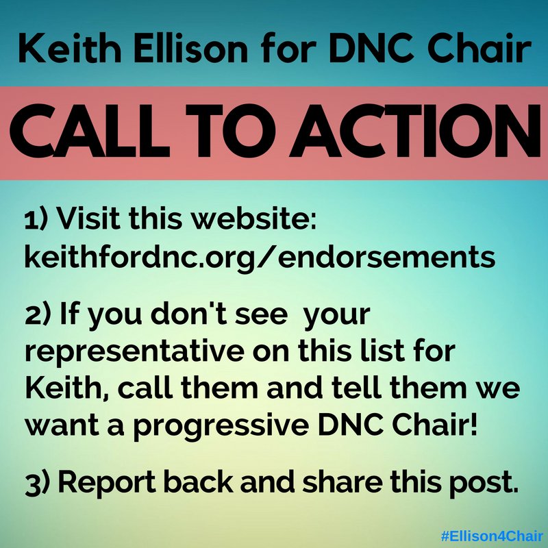 RoseAnnDeMoro's tweet photo. 1 million people watched @keithellison's livestream last night. Now it's time to take action. #Ellison4Chair #DemEnter #ThursdayThoughts https://t.co/wZQNR4199l