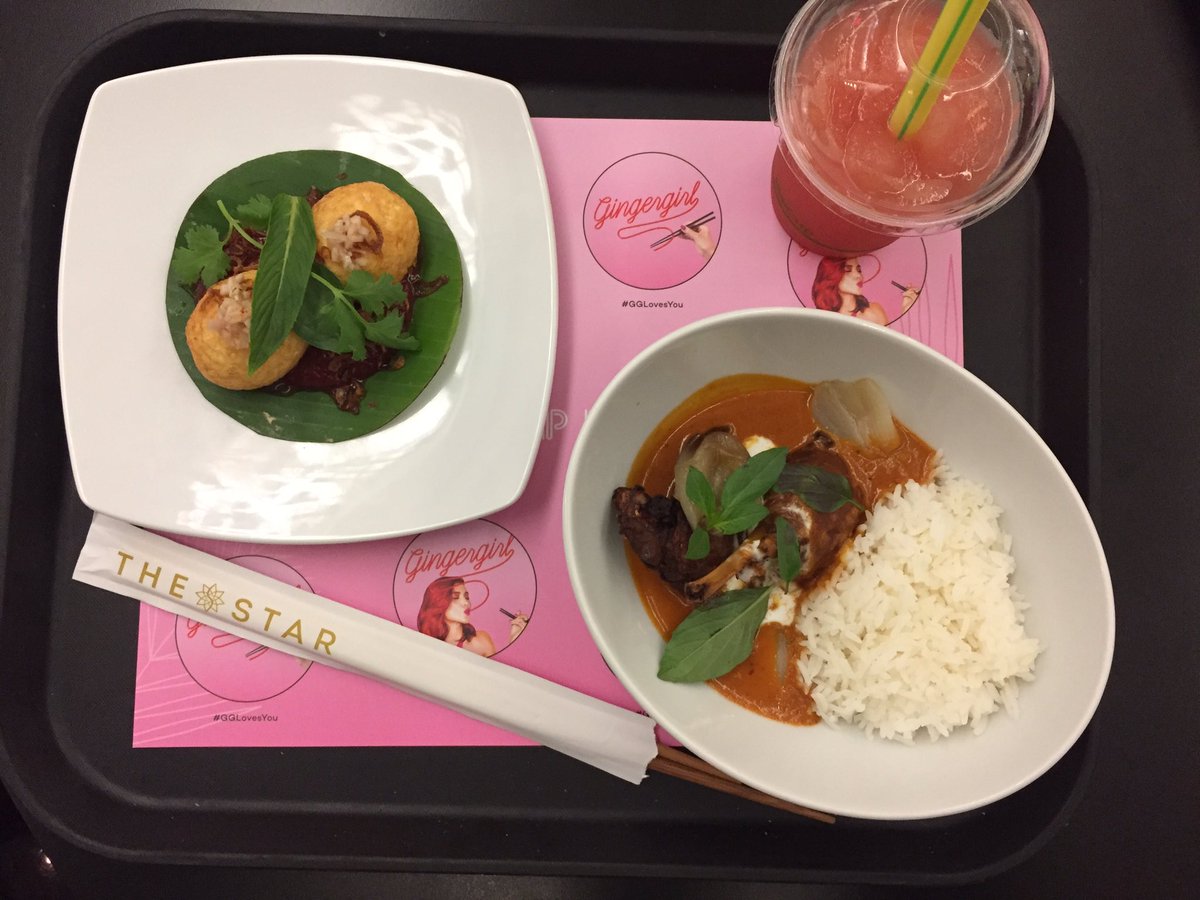 The horrible rain persists, but it's perfect #curry weather for Gingergirl so we're not complaining! Visit her cafe court <a href="/TheStarSydney/">The Star Sydney</a>