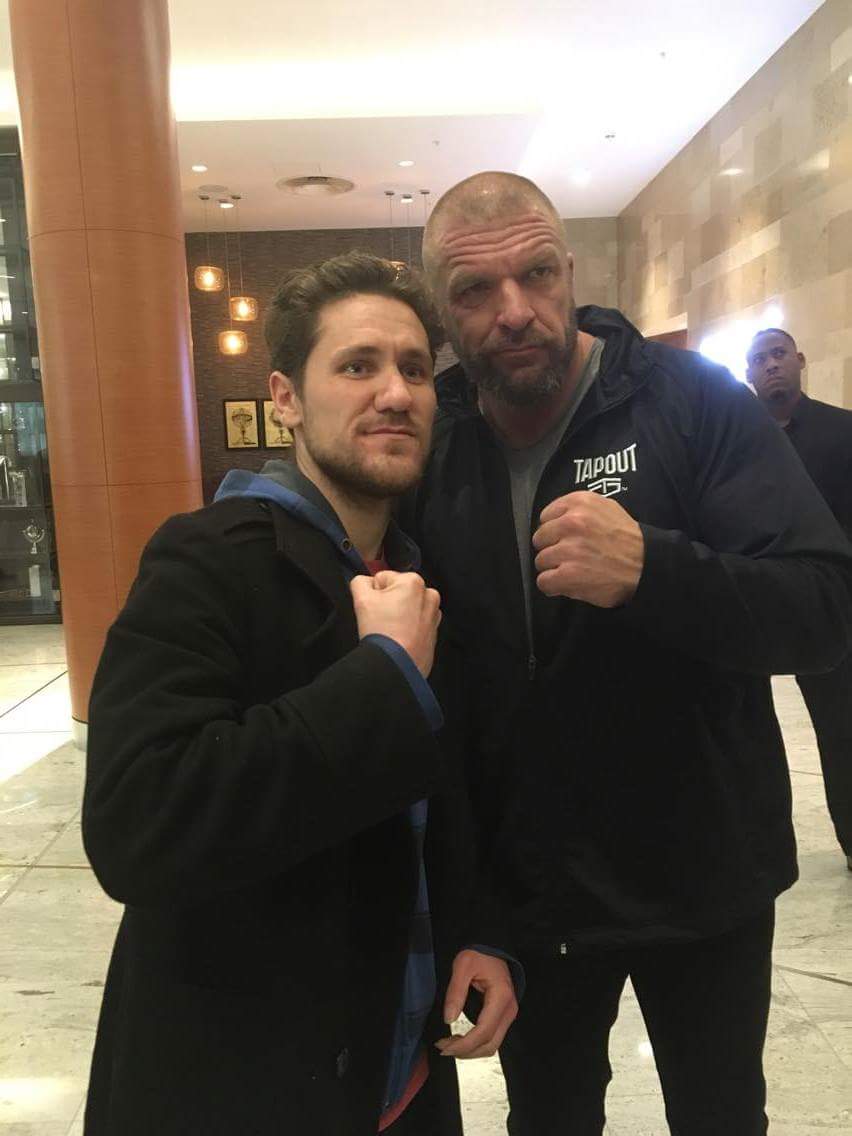 olleysteven's tweet photo. Massive thank you to @TripleH for the picture!!! #TheGame @FScopers #WWE @WWEUK #KingofKings @WWETNAfigures #WWF @Wrestlingdazeuk #Wrestling https://t.co/B87iXgl0dd