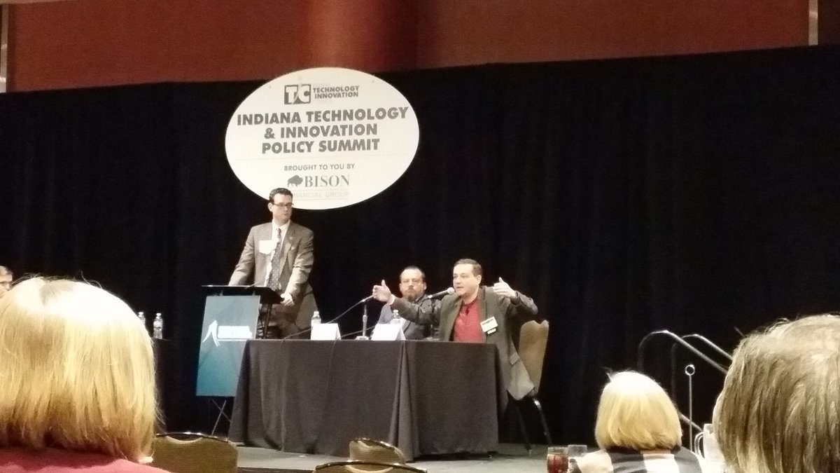 Jon McDonald of Cloud One discussing Indiana's Tech Future.