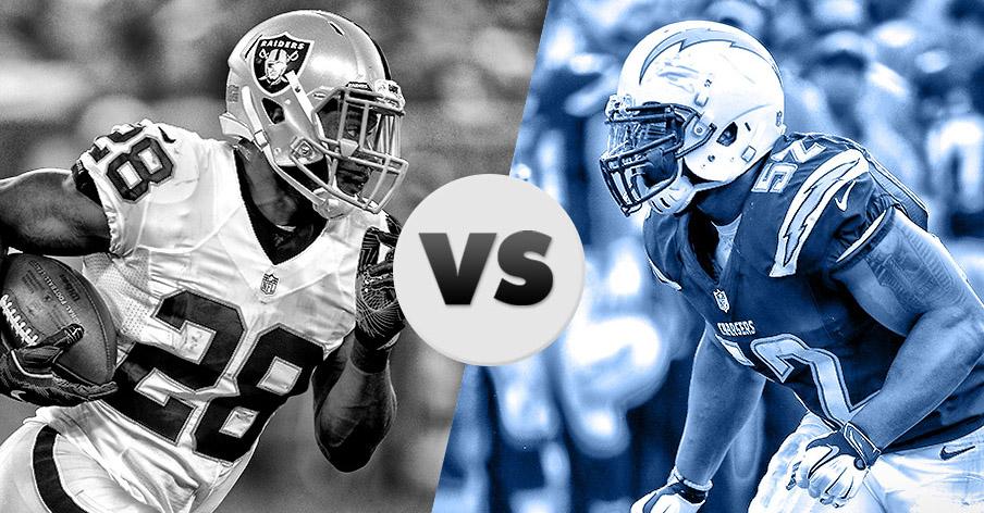 Raiders's tweet image. With #OAKvsSD approaching, @EddiePaskal is looking at three matchups that could decide Sunday's outcome.

Read: bit.ly/2hypNjA