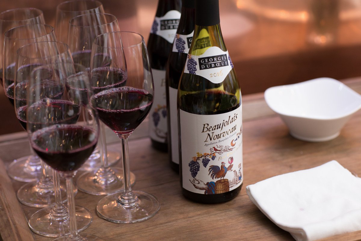 #BeaujolaisNouveau is a #vin de primeur, with #Gamay's bright fruity notes &amp; an electric ruby color perfect for the #holiday season!