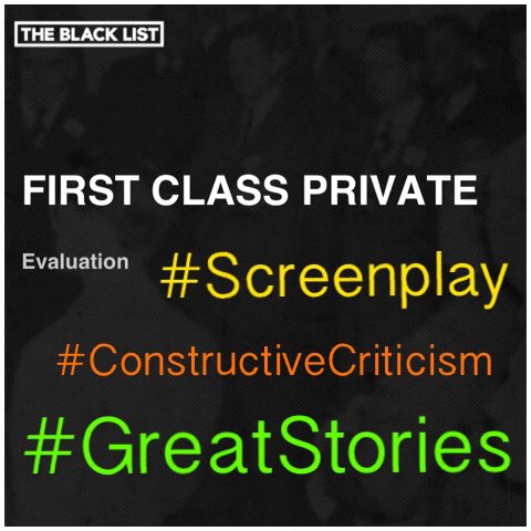 FirstClassPvt's tweet photo. #ThursdayThoughts #ThankfulThursday @theblcklst  #Rewrite #betterscripts https://t.co/oGc9R0PuWj