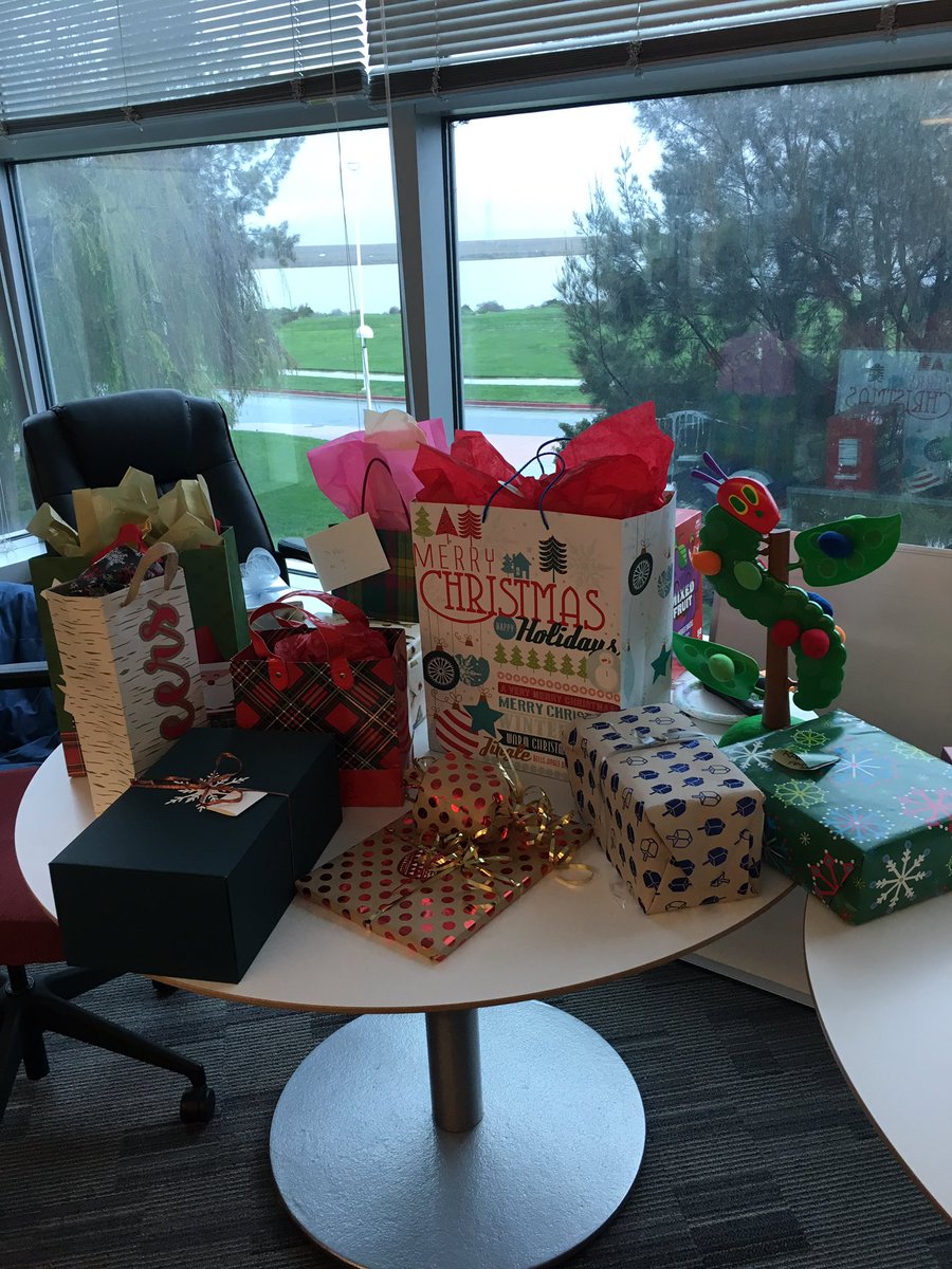 cherise_ch's tweet photo. Secret holiday buddies happening in the @CourseHero office today. Soon our buddies will be not so secret... #giftexchange #holidays https://t.co/GvOfGozi89