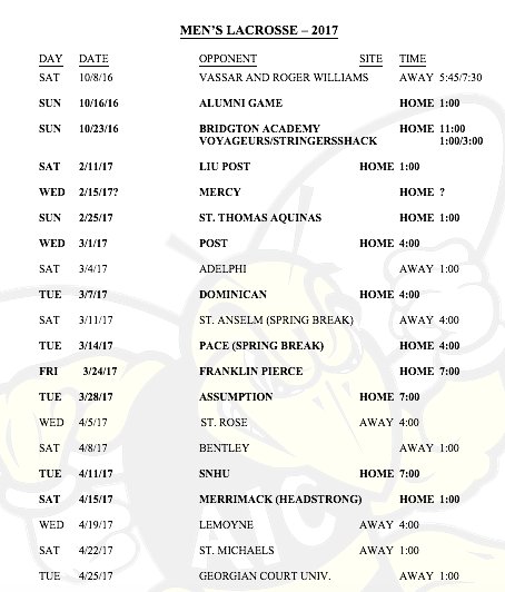 AIC Men's Lacrosse tweet media
