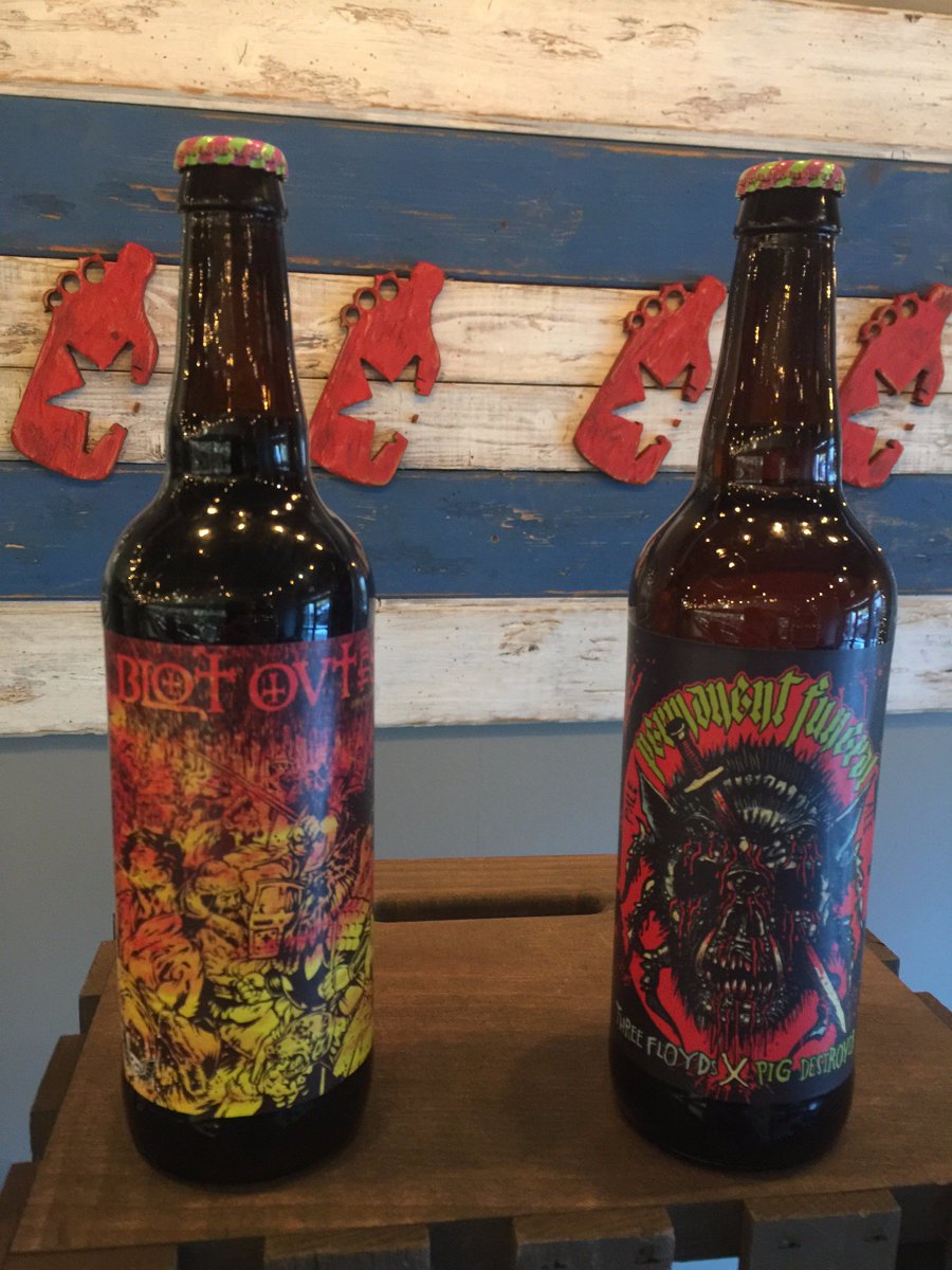 BitterPops's tweet photo. NEW LOCAL BOMBERS: @3floyds #blotoutthesun #permanentfuneral https://t.co/5ypDkZDUyn