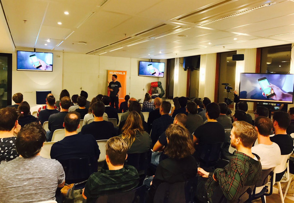 TamTamNL's tweet photo. Full house! #NLHTML5 meetup at #TamTam #deptagency https://t.co/7FeDPhqg0s
