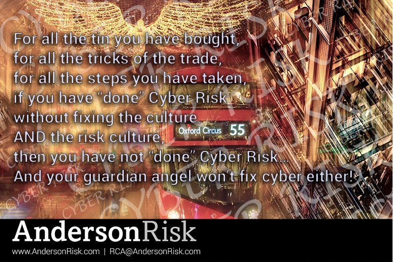 rcarca's tweet image. Tin is not the only answer to #cyberrisk - it is just as, of not more, important to get your #culture sorted... #riskmanagement #governance