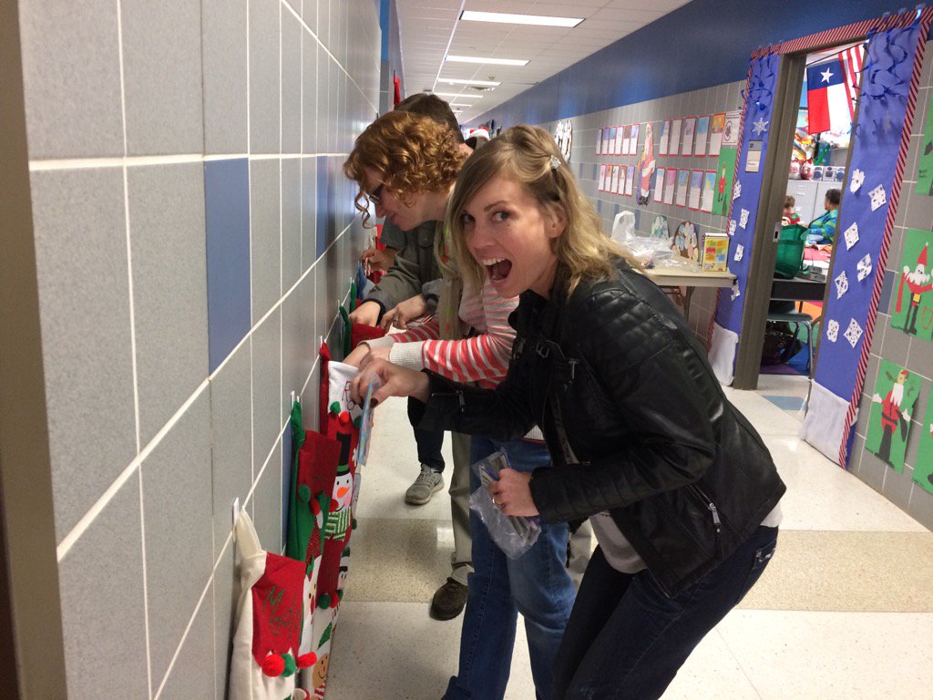 MsLacefield1st's tweet photo. My stocking stuffer parent volunteers. Wonderful!🎄 https://t.co/BfsE0qdvEF