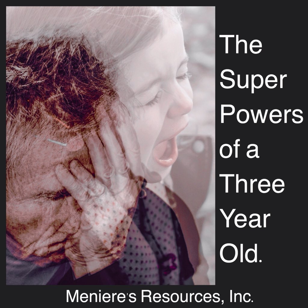 MenieresResourc's tweet photo. Capable of bringing a grown man to the floor.
Share if you would like.
#MenieresHelp #vertigo #soundinduced #threeyearolds #Superpowers https://t.co/WQq9vqsFln