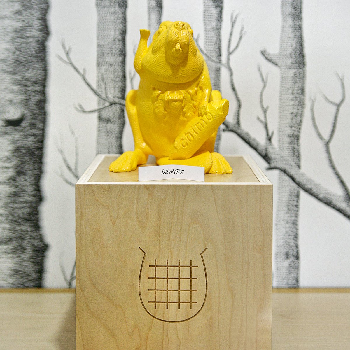 Congrats, Denise, the winner of our Chimo Lucky Beaver! Your home is about to get a little more patriotic. #EhLuckyBeaver