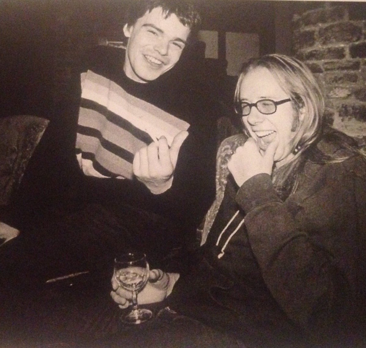 Tim_Burgess's tweet photo. With Tom from The Chems https://t.co/PYKn5Wm4YK