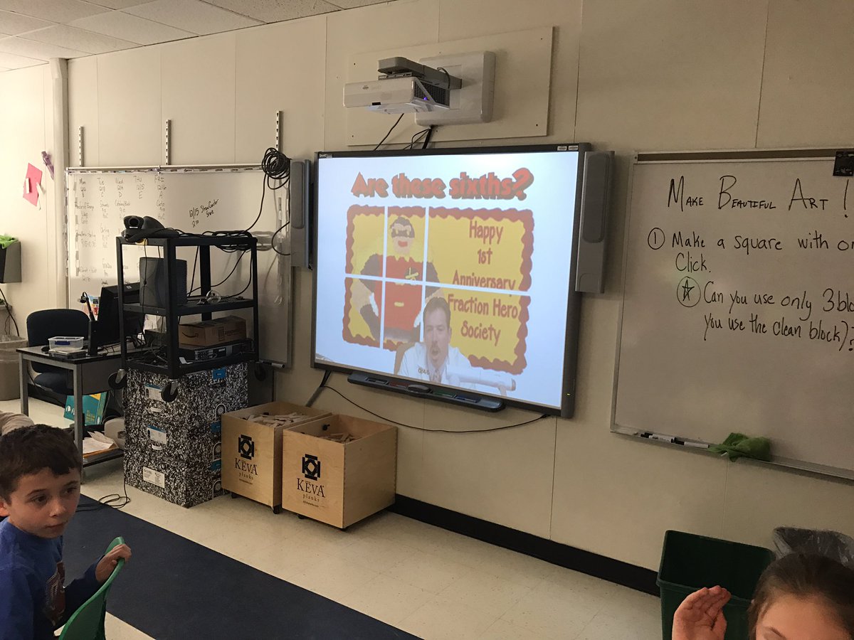 NSFairport's tweet photo. Another opportunity for our third graders to help #FractionHero save the world! #MerloHarris #Carlo #NSHeroes https://t.co/P5pJ7MBhK3