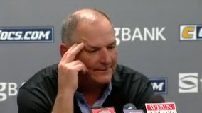 smillsaps423's tweet photo. Coach @russhuesman says he's disappointed with 9-4 this season. Thinks he could've done more. #UTCFootball https://t.co/jUUiOhT1pJ
