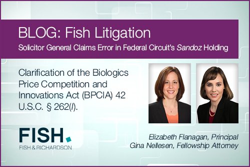 FishLitigation's tweet image. Read the recent clarification of provisions of #BPCIA 42 U.S.C. § 262(l) on the #LitigationBlog fr.com/?p=60071 #LifeSciences